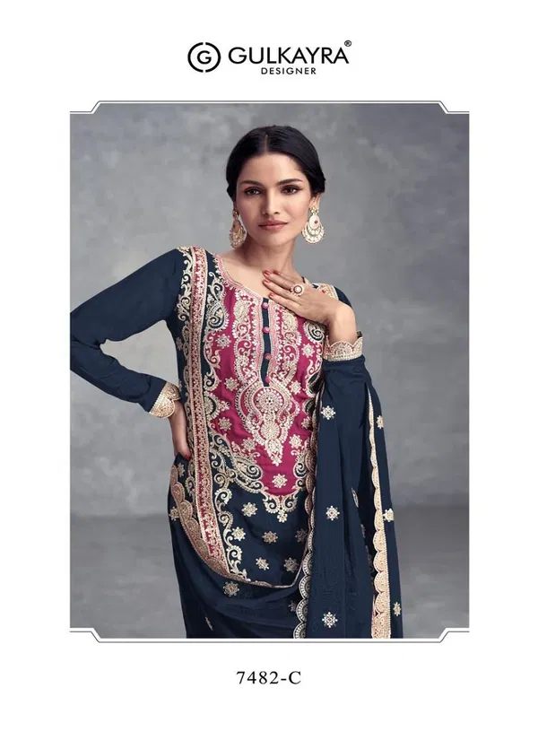 Sayra By Gulkayra Chinon Designer Salwar Kameez Exporters In India